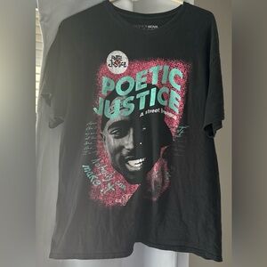 Poetic Justice Graphic Tee, Size Medium